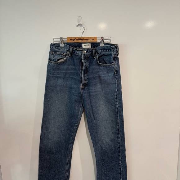 AGOLDE 90s Pinch Waist: High Rise Straight Jeans - Picture 4 of 9